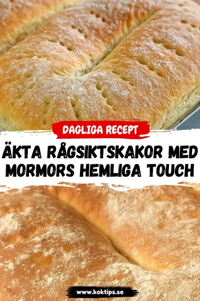 Äkta Rågsiktskakor med mormors hemliga touch