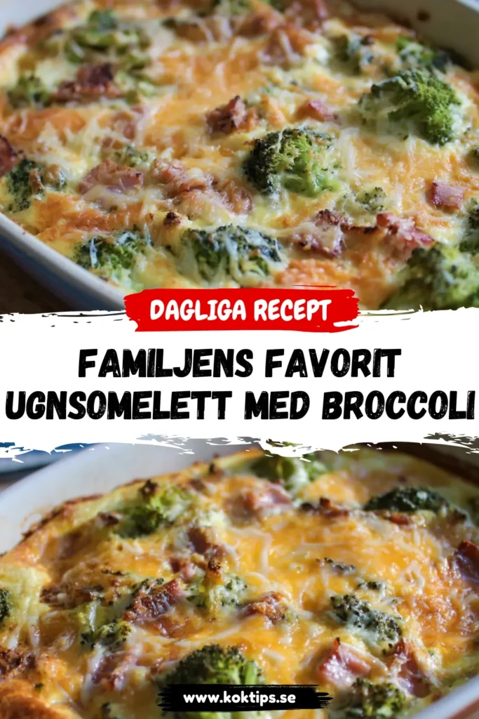 Familjens Favorit: Ugnsomelett med broccoli