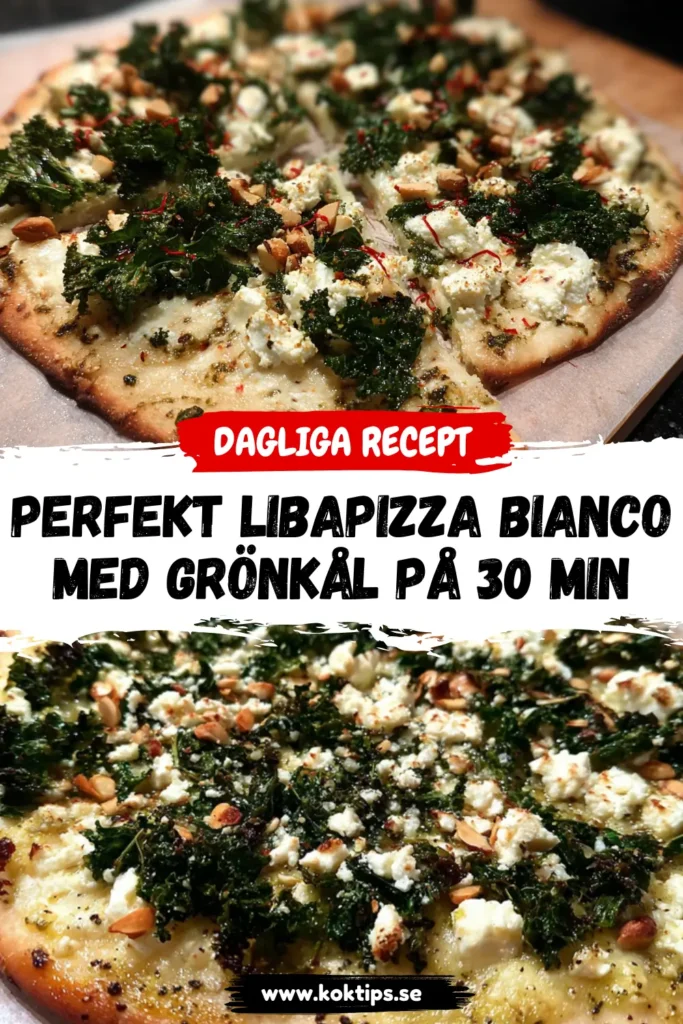 Perfekt Libapizza Bianco med grönkål på 30 min