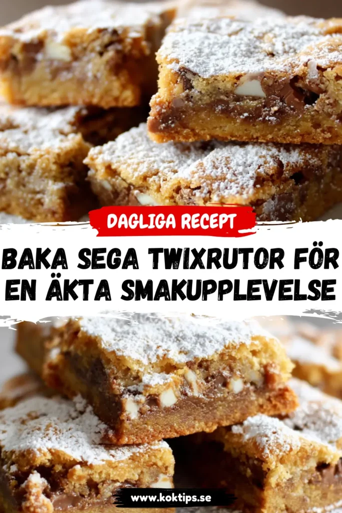 Baka Sega Twixrutor för en äkta smakupplevelse