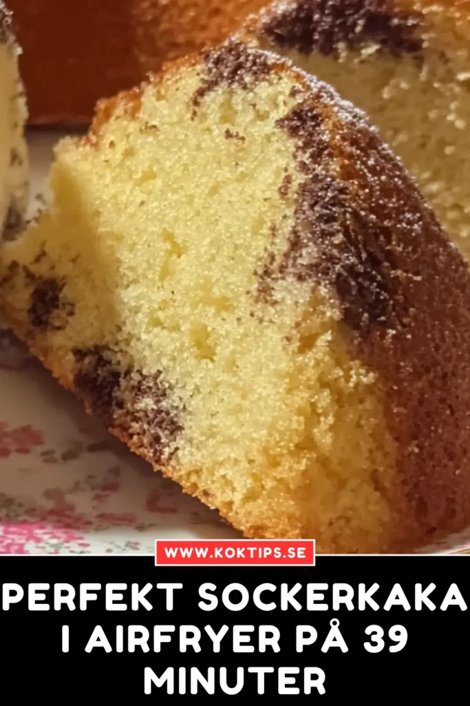 Perfekt Sockerkaka I Airfryer på 39 minuter
