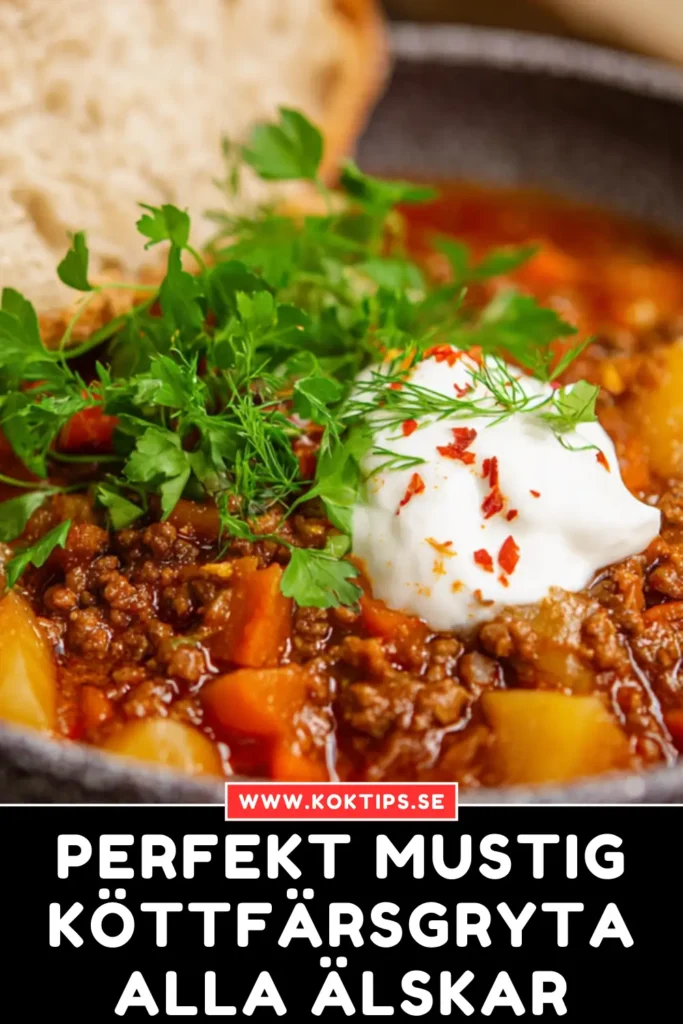 Perfekt Mustig köttfärsgryta alla älskar