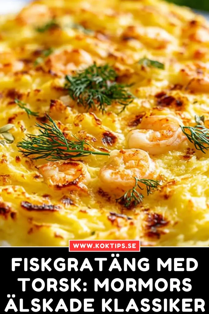 Fiskgratäng med torsk: Mormors älskade klassiker