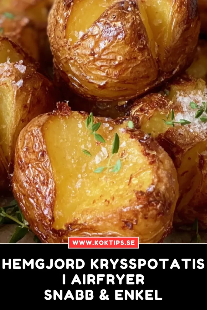 Hemgjord Krysspotatis I Airfryer: Snabb & Enkel