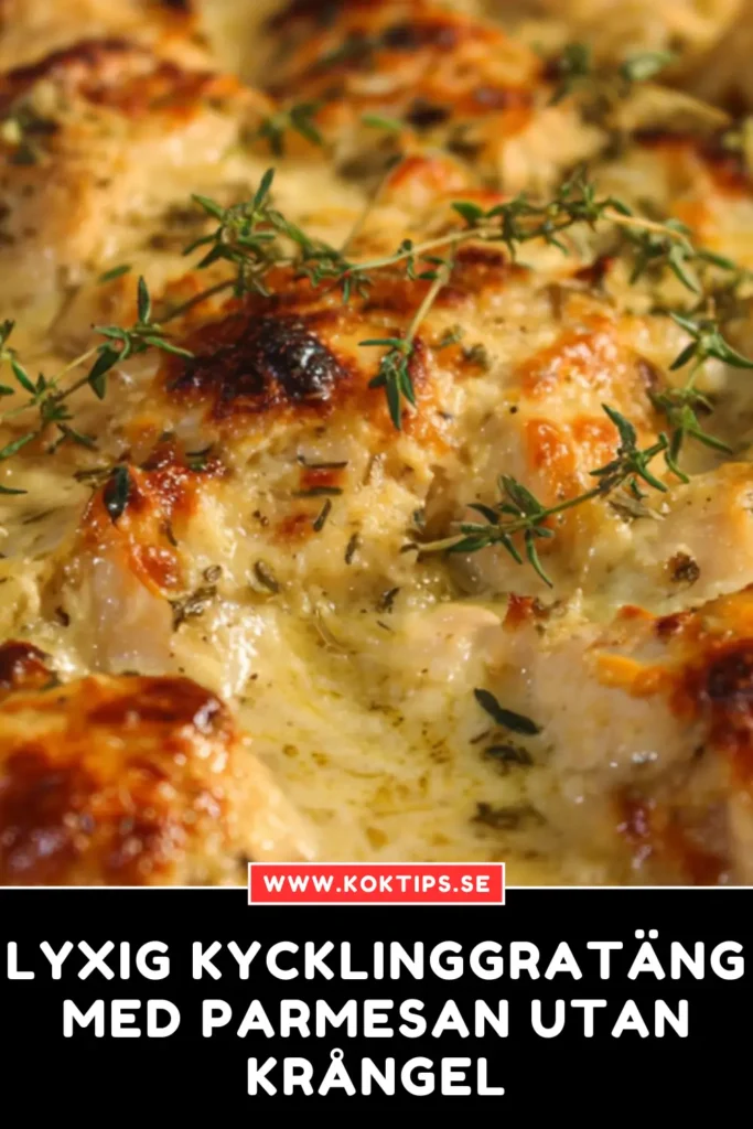 Lyxig Kycklinggratäng med parmesan utan krångel