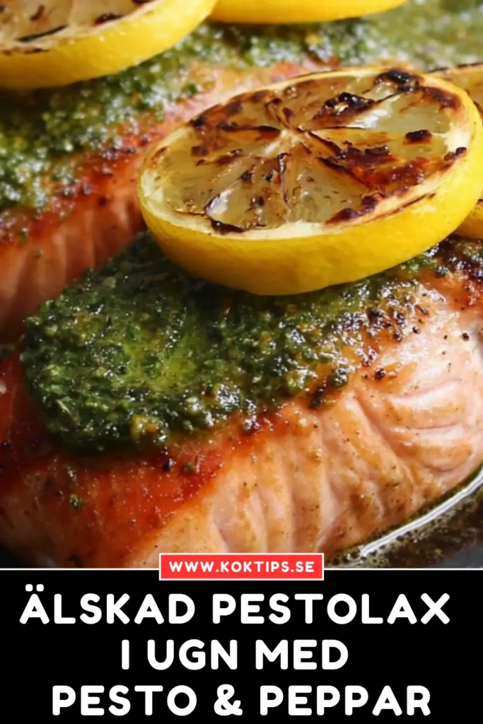 Älskad Pestolax I Ugn med Pesto & Peppar