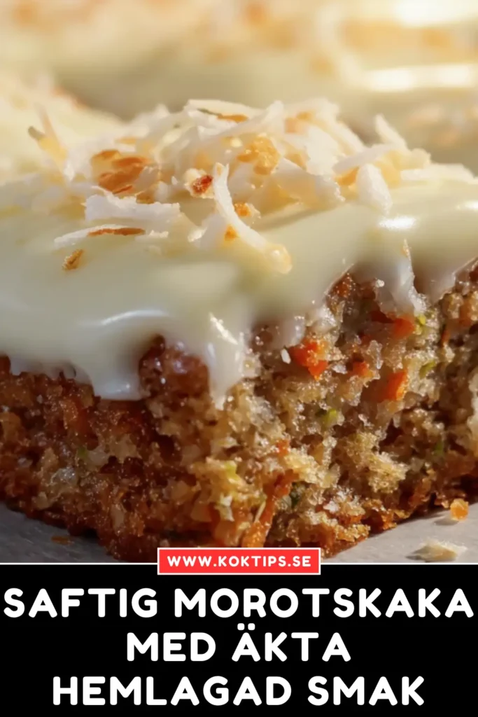Saftig morotskaka med äkta hemlagad smak