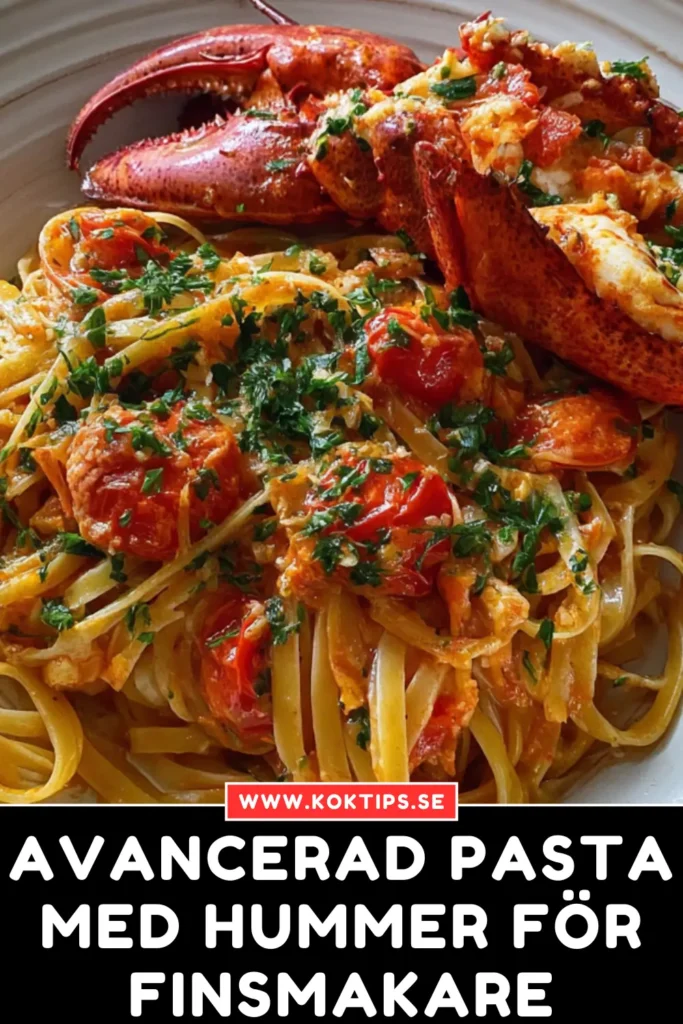Avancerad Pasta med hummer för finsmakare