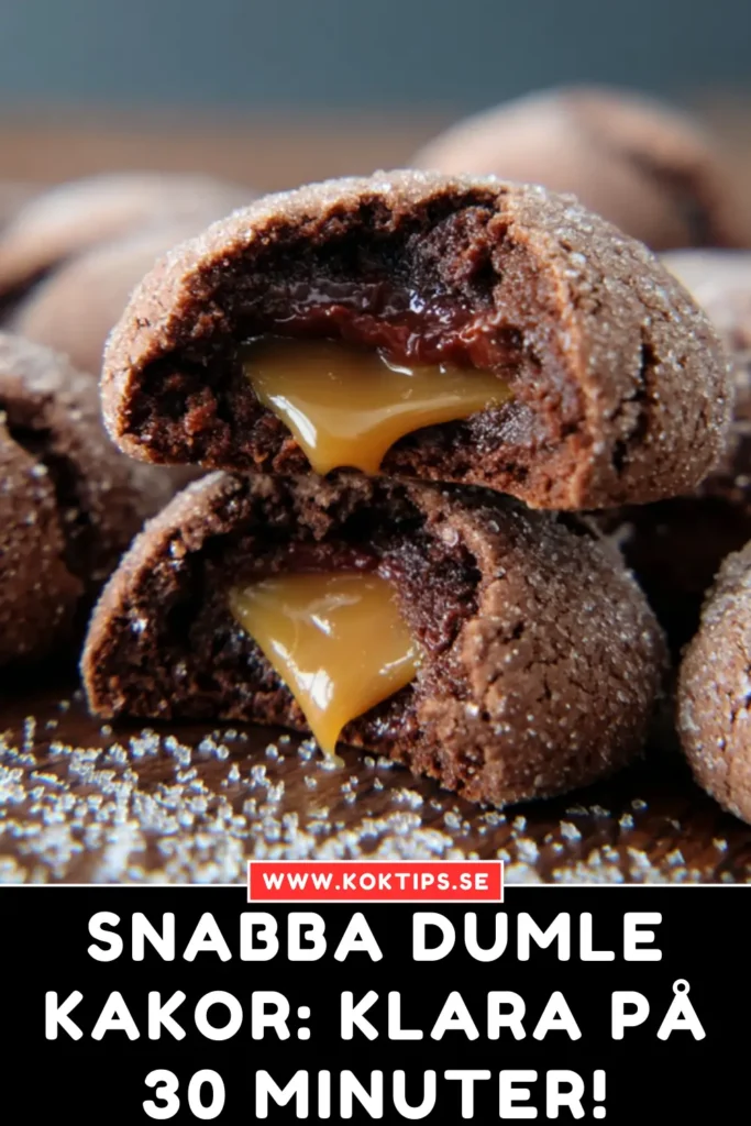 Snabba Dumlekakor: Klara på 30 minuter!