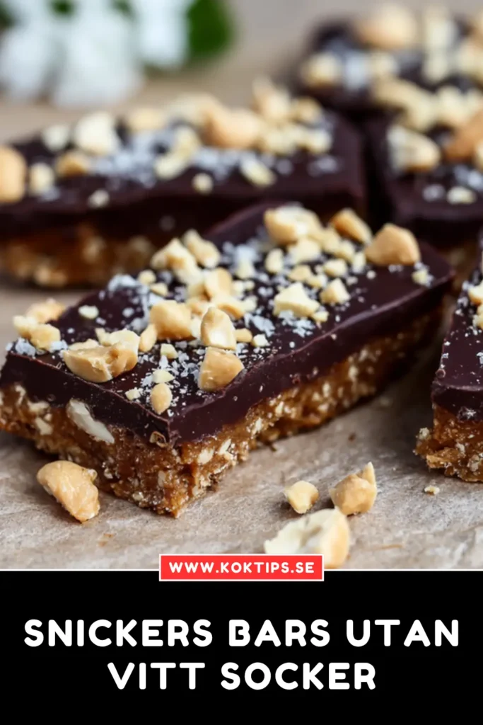 Snickers bars utan vitt socker