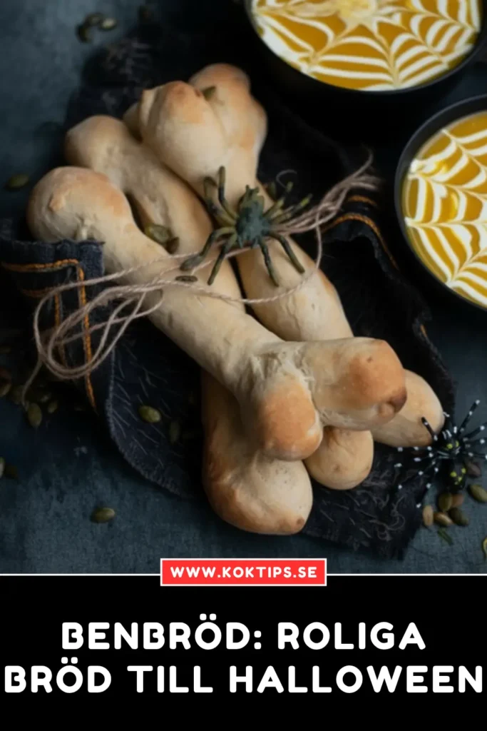 Benbröd: Roliga bröd till Halloween