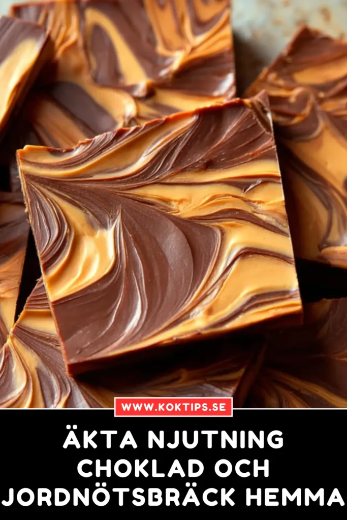 Äkta njutning: Choklad och jordnötsbräck hemma