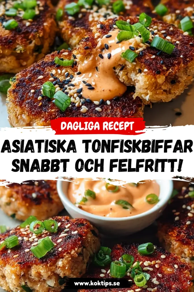 Asiatiska tonfiskbiffar: Snabbt och felfritt!