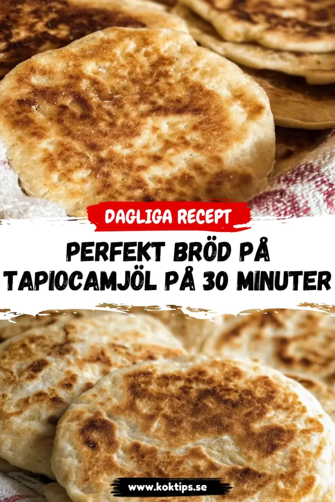 Perfekt Bröd på tapiocamjöl på 30 minuter