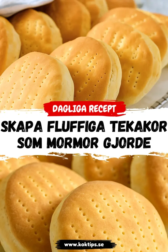 Skapa fluffiga tekakor som mormor gjorde