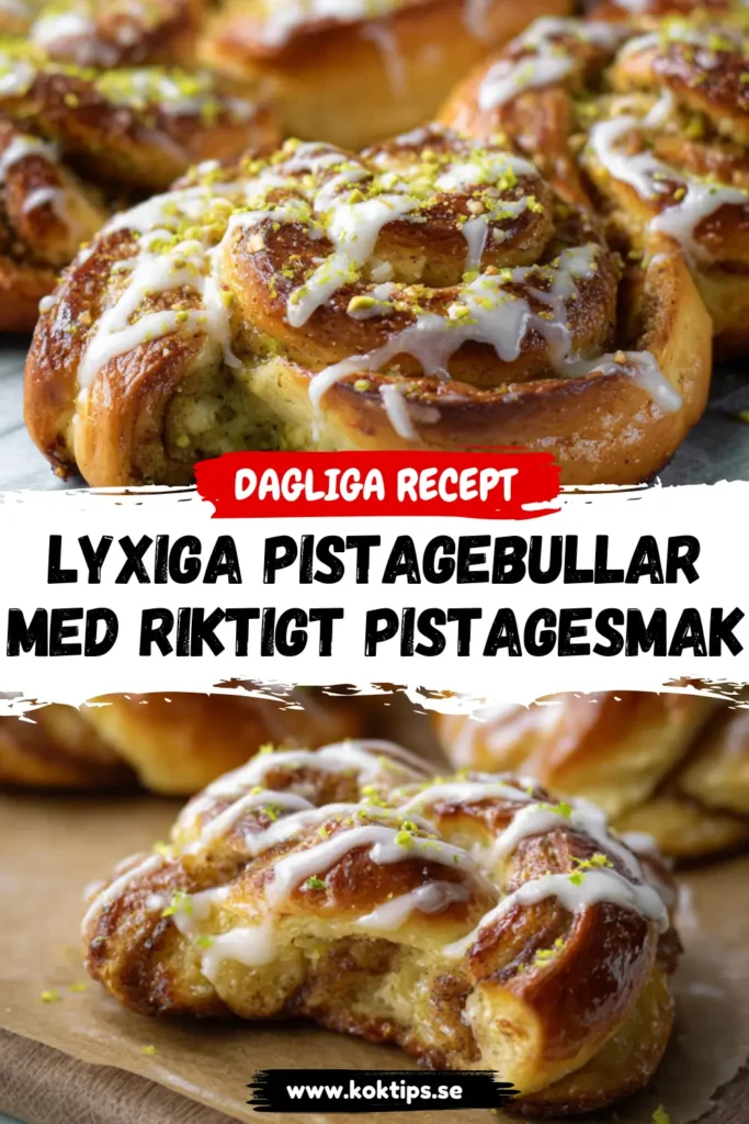 Lyxiga Pistagebullar med Riktigt Pistagesmak
