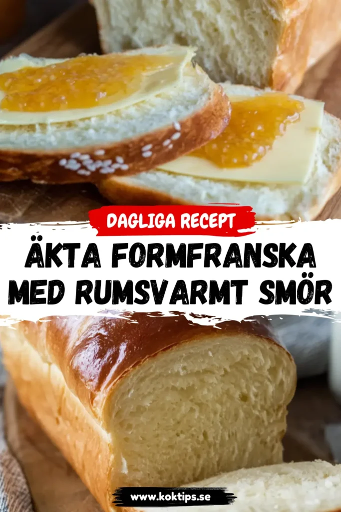 Äkta Formfranska med rumsvarmt smör