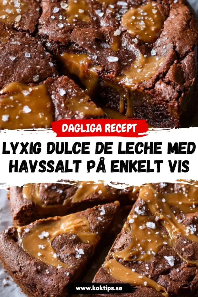 Lyxig Dulce de leche med havssalt på enkelt vis