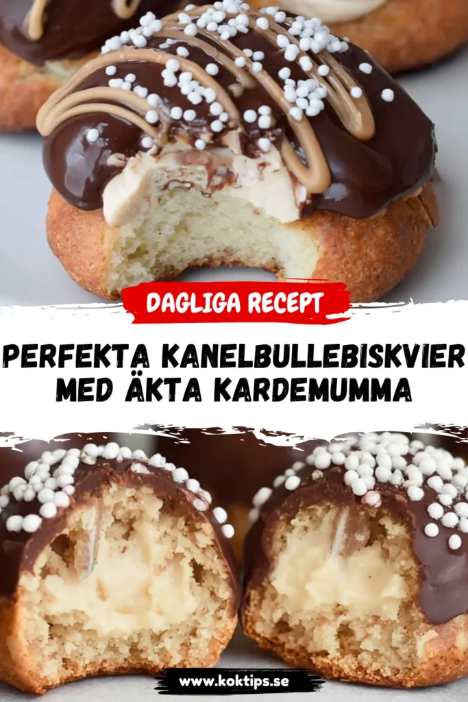 Perfekta Kanelbullebiskvier med Äkta Kardemumma