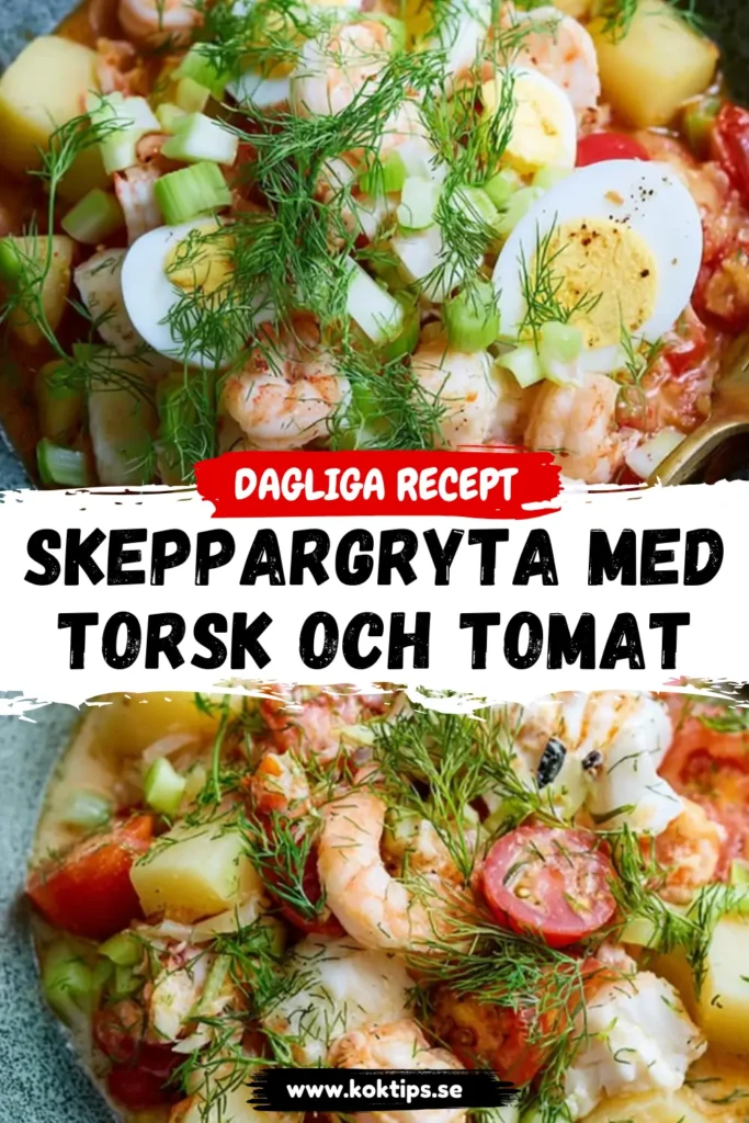 Skeppargryta med torsk och tomat