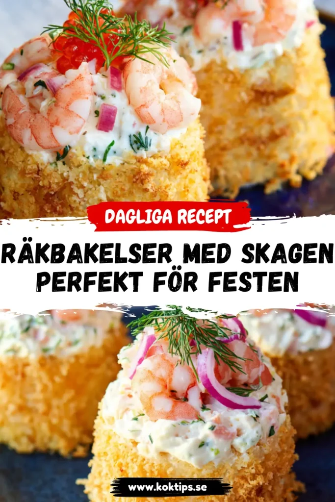 Räkbakelser med skagen: Perfekt för festen