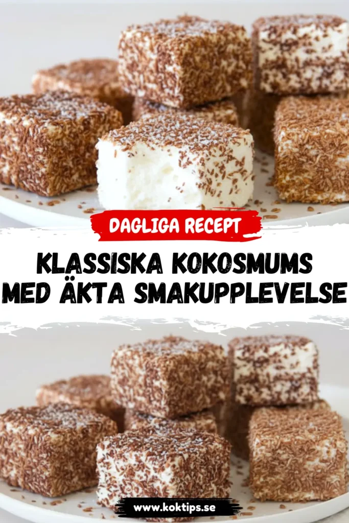 Klassiska Kokosmums med äkta smakupplevelse