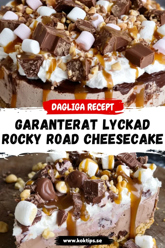 Garanterat lyckad Rocky road cheesecake