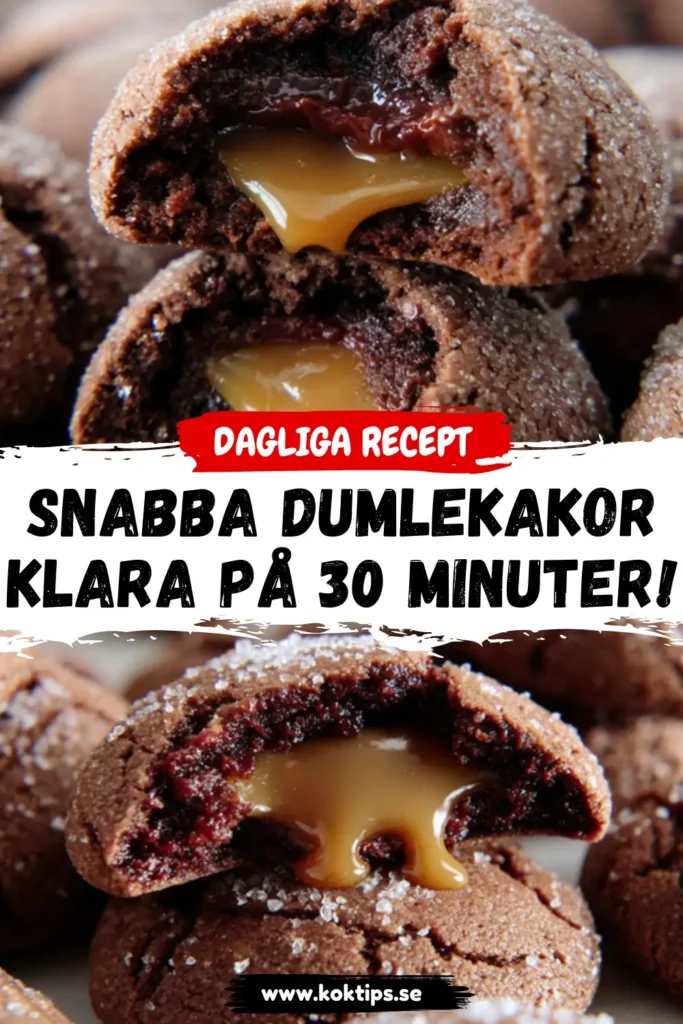 Snabba Dumlekakor: Klara på 30 minuter!