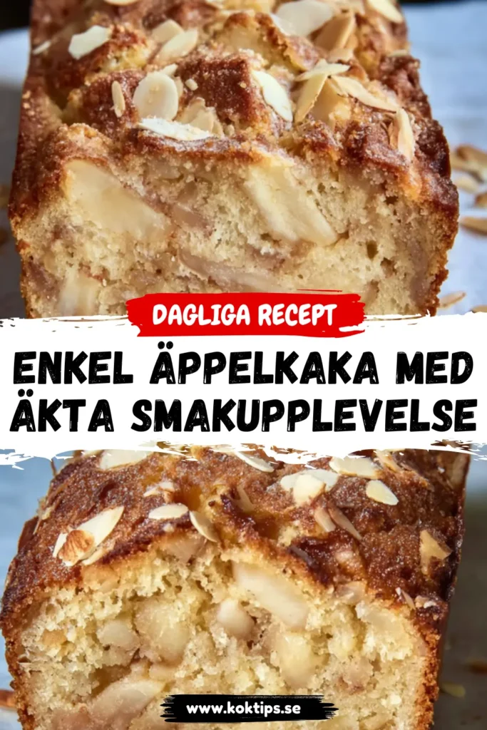 Enkel äppelkaka med äkta smakupplevelse