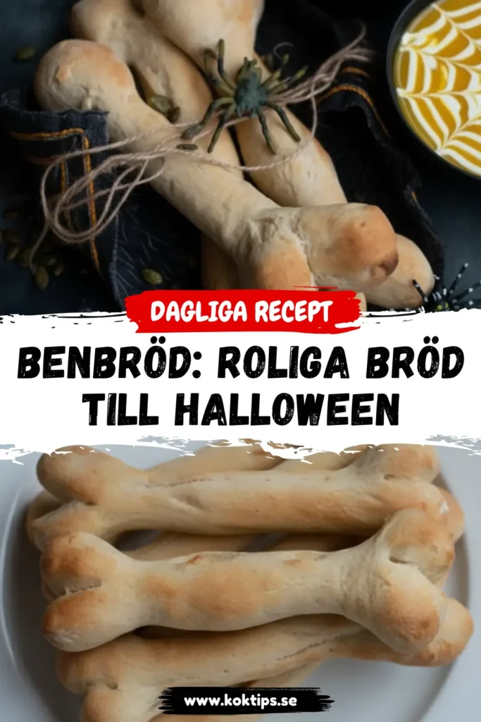 Benbröd: Roliga bröd till Halloween