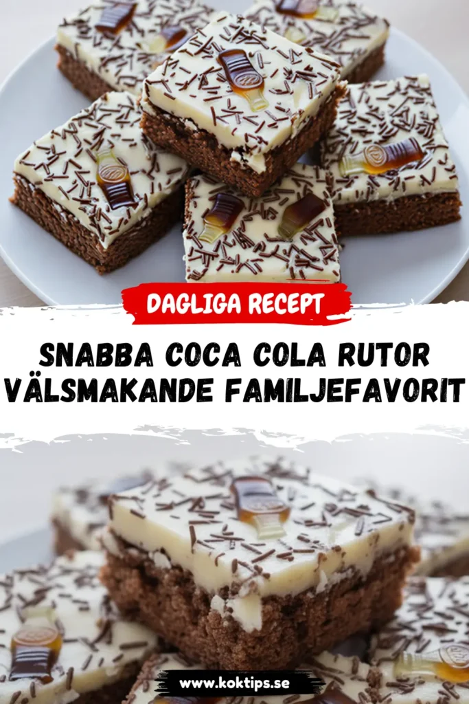 Snabba Coca-Cola rutor: Välsmakande familjefavorit
