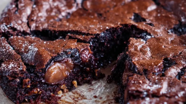 Lyxig Kladdkaka med dumle för chokladälskare