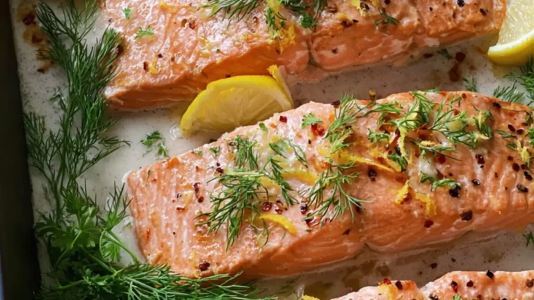 Perfekt Smörbakad citronlax med dill och citron