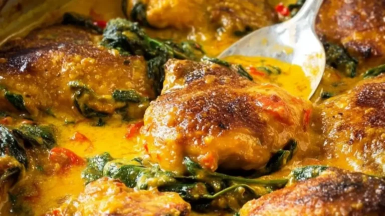 Kycklinglårfilé i krämig mango chutne sås
