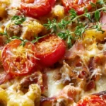 Enkelt Köttfärsgratäng med bacon på 45 min