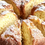 Enkelt lyxig Riven äppelsockerkaka hemma