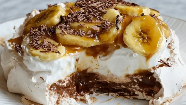 Upptäck riktigt äkta Banoffee pavlova hemma