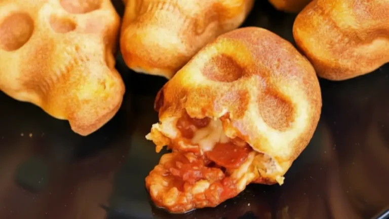 Skapa lyxig Pizza skallar Halloween idag!