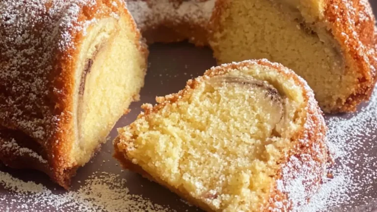 Perfekt Banansockerkaka för familjens fika
