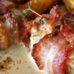 55 minuters magi: Baconbakad kyckling i äppelsås
