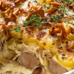 Fläskfilégratäng med kantareller: Enkelt lyxigt!