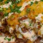 Enkelt lyx: Tacogratäng med ris på vitlök