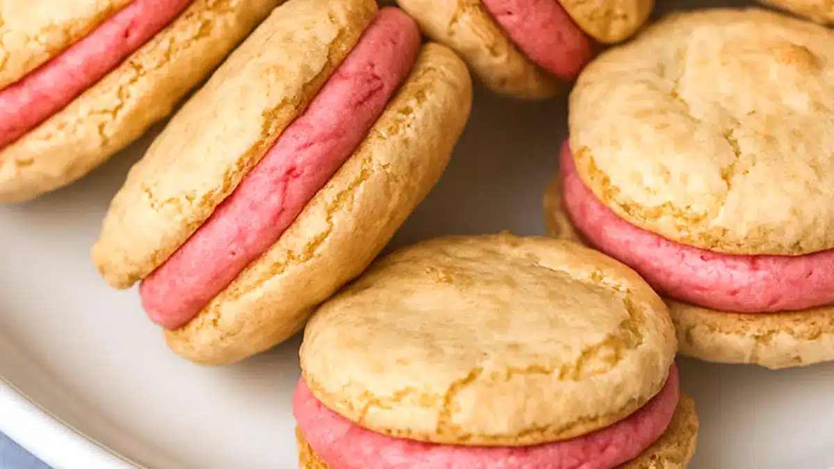 Lyxiga Hallonmacarons: Enkel och Snabb