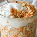 Morotskake Overnight Oats: Lyxig Frukost på 15 min