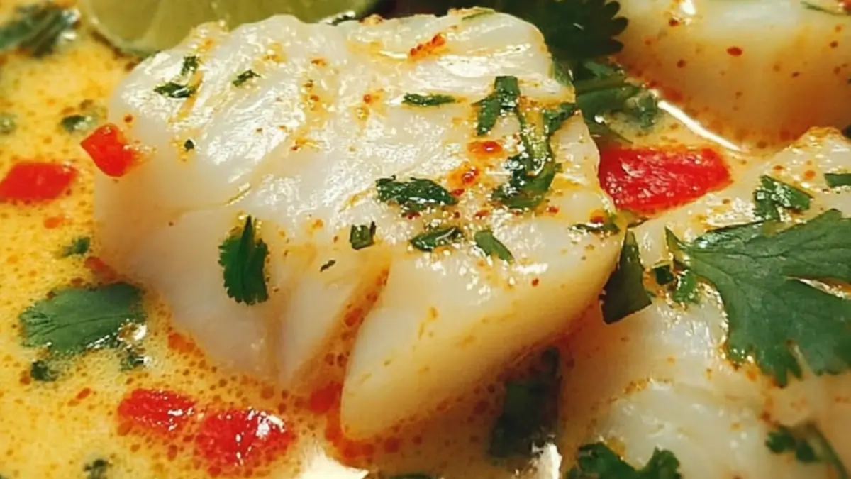 Äkta smakexplosion: Kokos och limesoppa med fisk
