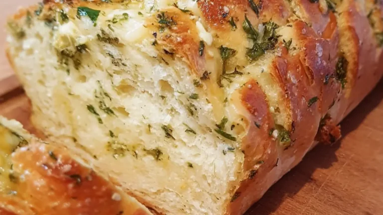 Lyxigt Vitlöksbröd med örter och ost på 55 min