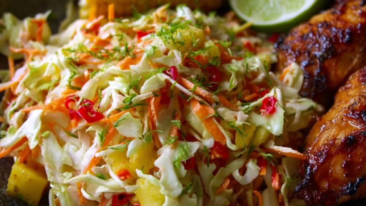 Enkelt och lyxigt: Karibisk coleslaw med twist