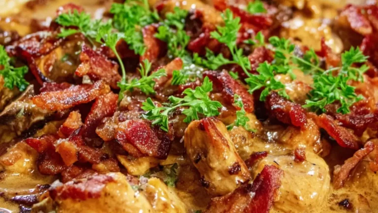 Perfekt Kycklinggryta med bacon för hela familjen