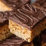 Knapriga rutor med choklad och karamell