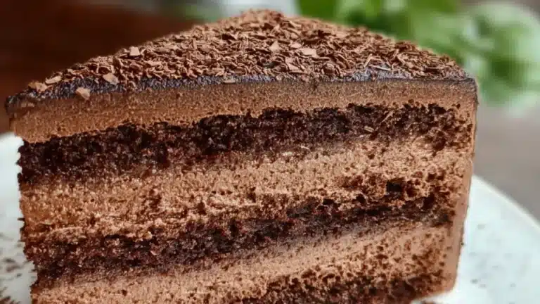 Lyxig Enkel chokladtårta med hemmagjord touch